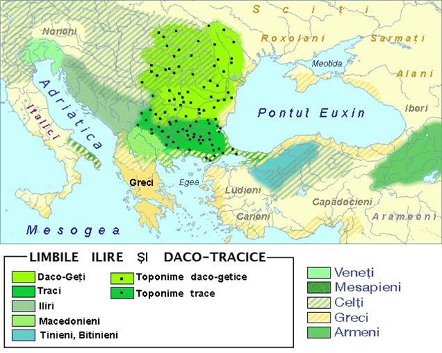 limbi Daco-Traco-Ilire